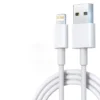 Câble USB vers Lightning blanc pour recharge rapide iPhone et iPad