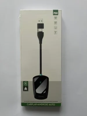 Adaptateur CarPlay sans fil P60 boitier CarPlay Android Auto USB iPhone voiture