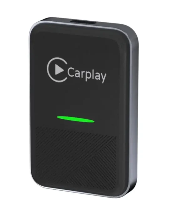 Boitier CarPlay sans fil LED verte indicateur connexion boitier carplay sans fil LED verte connexion automatique iPhone iOS voiture 2016