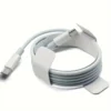 Câble USB-C vers USB-C blanc