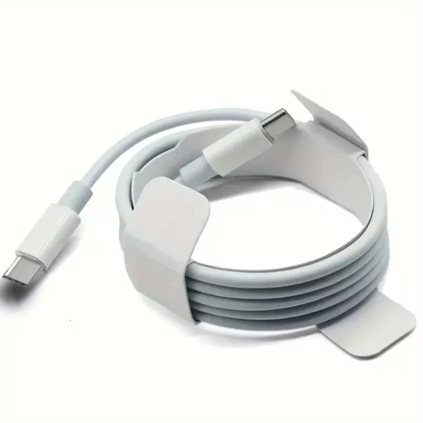 Câble USB-C vers USB-C blanc