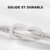 cable tresse usb to c cablesismobile 03 Câble tressé USB vers USB-C 1m