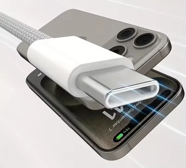 cable tresse usb to c cablesismobile 04 Câble tressé USB vers USB-C 1m